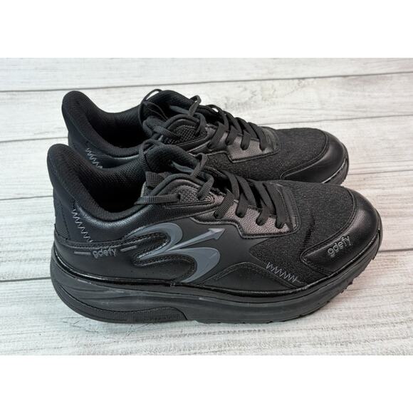 GDEFY Gravity Defyer Women’s Energiya Black Slip Resistant TB9037FBL-M Size 7.5 - Picture 4 of 7